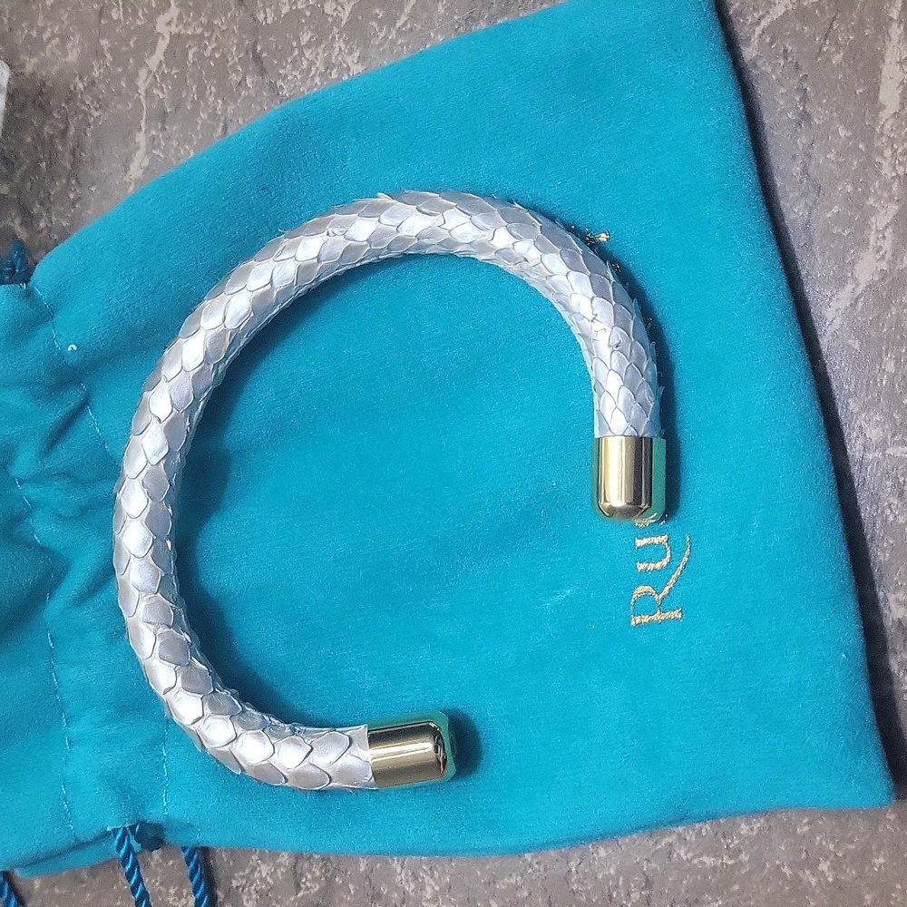 Rustic Cuff, Snakeskin Cuff - image 3